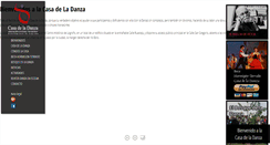Desktop Screenshot of casadeladanza.com